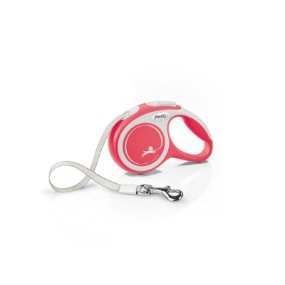 Рулетка для собак Flexi Comfort L 5м/60кг, червона (Лента) 8043707