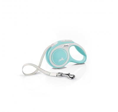 Рулетка для собак Flexi Comfort XS 3м/12кг, голубая (Лента) 8043417