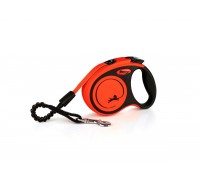 Рулетка для собак Flexi Xtreme S 3м/15кг, помаранчева (Лента) 8034507