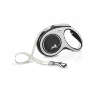 Рулетка для собак Flexi Comfort L 5м/60кг, чорна (Лента) 8043721