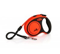 Рулетка для собак Flexi Xtreme S 5м/20кг, помаранчева (Лента) 8034200