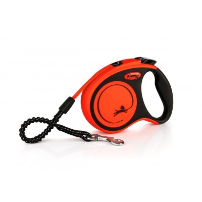 Рулетка для собак Flexi Xtreme S 5м/20кг, помаранчева (Лента) 8034200