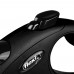 Рулетка для собак Flexi Classic Long L 8м/50кг, чорна (Лента) 8023020
