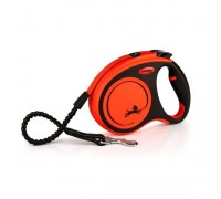 Рулетка для собак Flexi Xtreme М 5м/35кг, помаранчева (Лента) 8034309