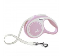 Рулетка для собак Flexi Comfort L 5м/60кг, рожева (Лента) 8028315