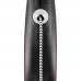 Рулетка для собак Flexi Black Design М 5м/20кг, сіра (Трос) 8033401