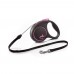 Рулетка для собак Flexi Black Design S 5м/12кг, рожева (Трос) 8033319
