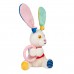 Игрушка для собак GiGwi Plush Заяц с кольцом и пищалкой, 16см 2257