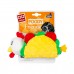Іграшка для собак GiGwi Foody Friends Курячий Тако з пищалкою, 26 см 2263