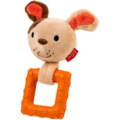 Іграшка для собак GiGwi Suppa Puppa Собачка з пищалкою, 15 см 75032