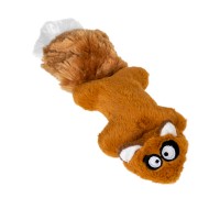 Іграшка для собак GiGwi Plush Білка з 2-ма пищалками, 24 см 75066