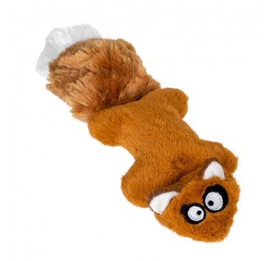 Игрушка для собак GiGwi Plush Белка с 2-мя пищалками, 24 см 75066