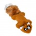 Игрушка для собак GiGwi Plush Белка с 2-мя пищалками, 24 см 75066