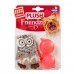 Игрушка для собак GiGwi Plush Сова с пищалкой, 10 см 75036