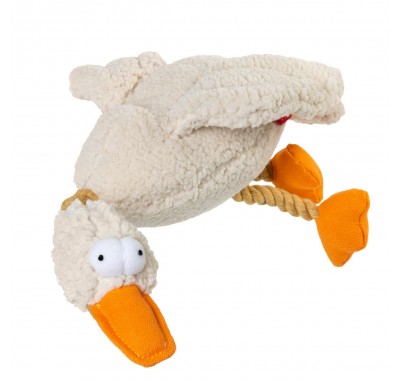 Іграшка для собак GiGwi Catch&Fetch Качка з пищалкою, 36 см 75037