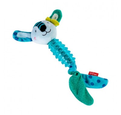 Іграшка для собак GiGwi Suppa Puppa Заєць з пищалкою, 15 см 75027