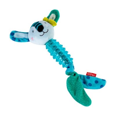 Іграшка для собак GiGwi Suppa Puppa Заєць з пищалкою, 15 см 75027