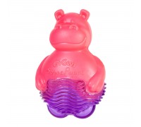 Іграшка для собак GiGwi Suppa Puppa Бегемотик з пищалкою, 9 см 75006