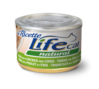 LifeCat "Le Ricette" тунець з куркою та печінкою 150 г 102321