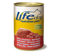 LifeDog "Nutrition Plus" шматочки яловичини 400 г