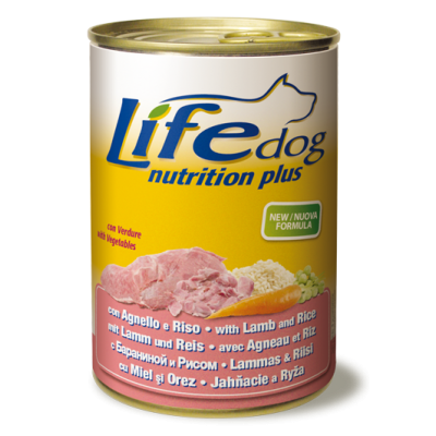 LifeDog "Nutrition Plus" ягня з рисом 400 г