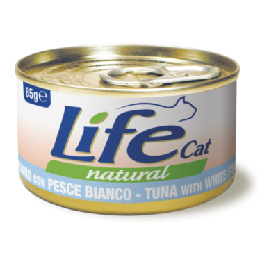 LifeCat (Лайф Кет) тунець з білою рибою 85 г 110119
