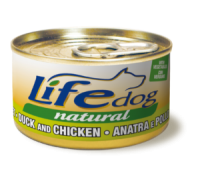 LifeDog утка с курицей и овощами 90 г 20019