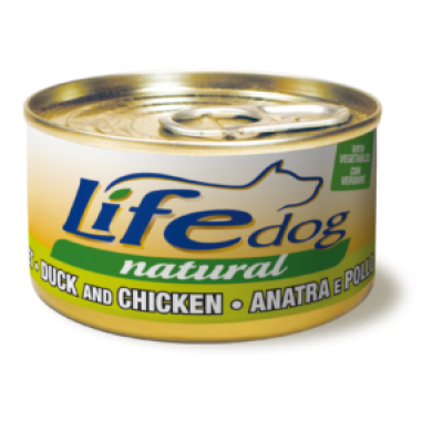 LifeDog (Лайф Дог) качка з куркою та овочами 90 г 20019