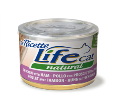 LifeCat (Лайф Кет) "Le Ricette" курка з шинкою та стручковою квасолею 150 г 102391