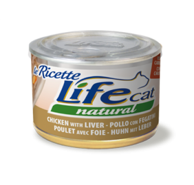 LifeCat "Le Ricette" курка з печінкою та морквою 150 г 102381