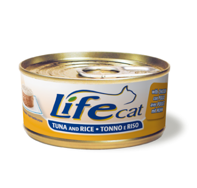 LifeCat (Лайф Кет) "Tuna and Rice" тунець з рисом та курячим філе 170 г