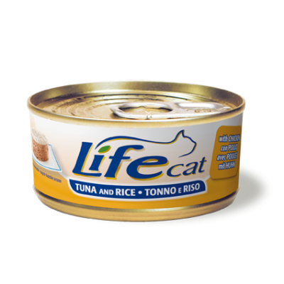 LifeCat "Tuna and Rice" тунець з рисом та курячим філе 170 г