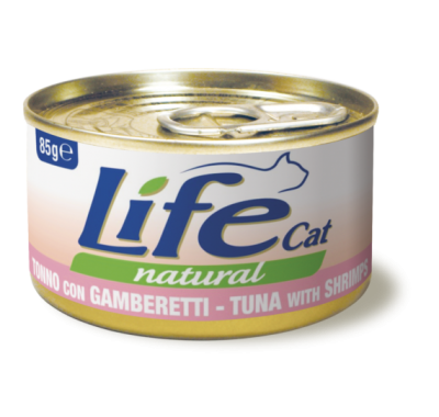 LifeCat (Лайф Кет) тунець з креветками 85 г 110112