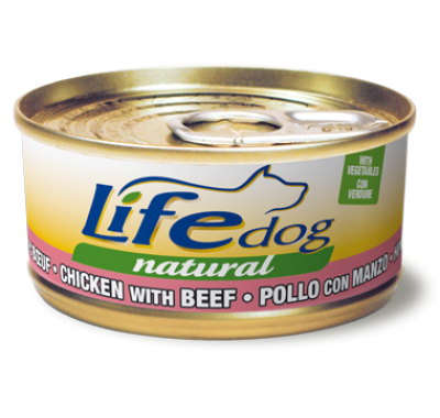 LifeDog (Лайф Дог) курица с говядиной 170 г