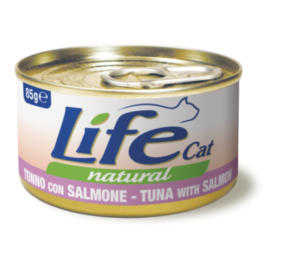LifeCat (Лайф Кет) тунець з лососем 85 г 110130
