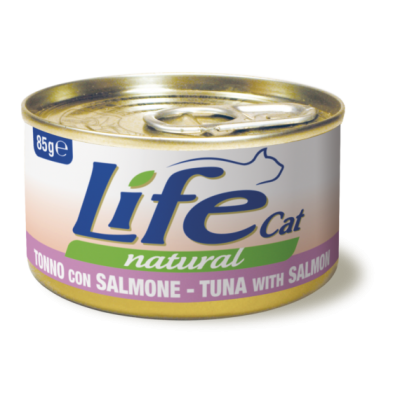 LifeCat тунець з лососем 85 г 110130