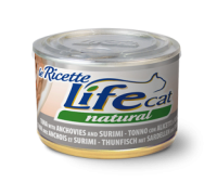 LifeCat "Le Ricette" тунець з анчоусами та сурімі 150 г 102331