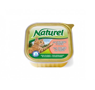 Naturel Alutray Cat лосось з фореллю 100 г (паштет)