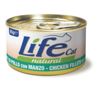LifeCat Филе курицы с говядиной 85 г 110129