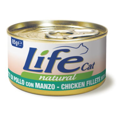 LifeCat з філе курки та яловичини 85 г 110129