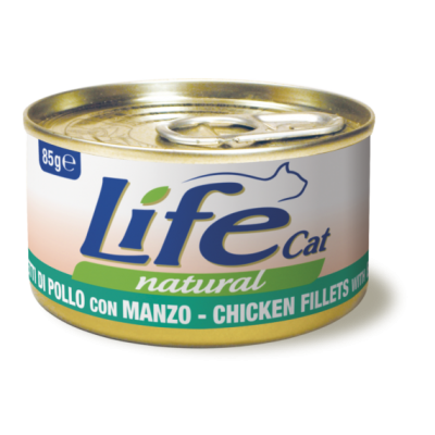 LifeCat з філе курки та яловичини 85 г 110129