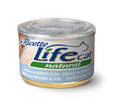 LifeCat (Лайф Кет) "Le Ricette" тунець з білою рибою 150 г 102341