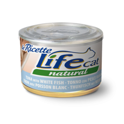 LifeCat "Le Ricette" тунець з білою рибою 150 г 102341