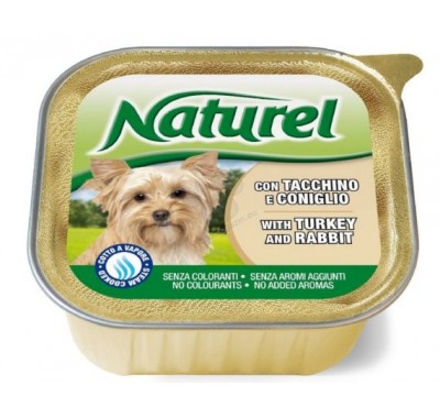 Naturel Alutray Dog индейка с кроликом150 г