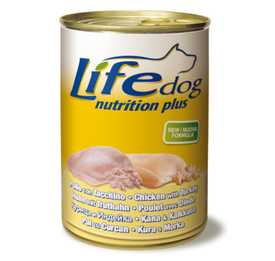 LifeDog (Лайф Дог) "Nutrition Plus" курица с индейкой 400 г