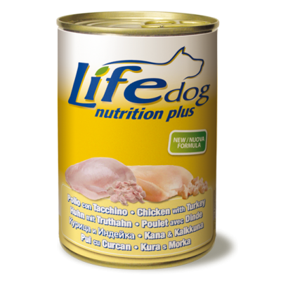 LifeDog "Nutrition Plus" курка з індичкою 400 г