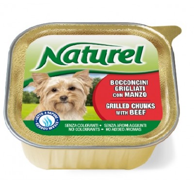 Naturel Alutray Dog шматочки яловичини на грилі 150 г