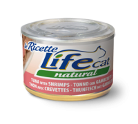 LifeCat "Le Ricette" тунець з креветками 150 г 102351
