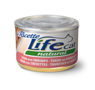 LifeCat (Лайф Кет) "Le Ricette" тунець з креветками 150 г 102351
