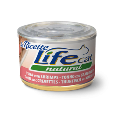 LifeCat "Le Ricette" тунець з креветками 150 г 102351